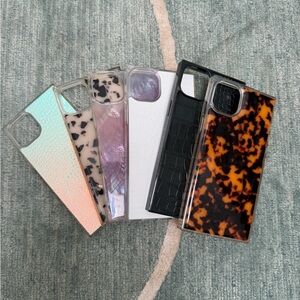 Lot of Flaunt iPhone 14 Plus square cases